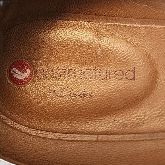 Clarks Sneaker sz 8.5M Women Un Adorn Lo Suede Navy Blue Hook Loop Strap Comfort - Picture 10 of 11